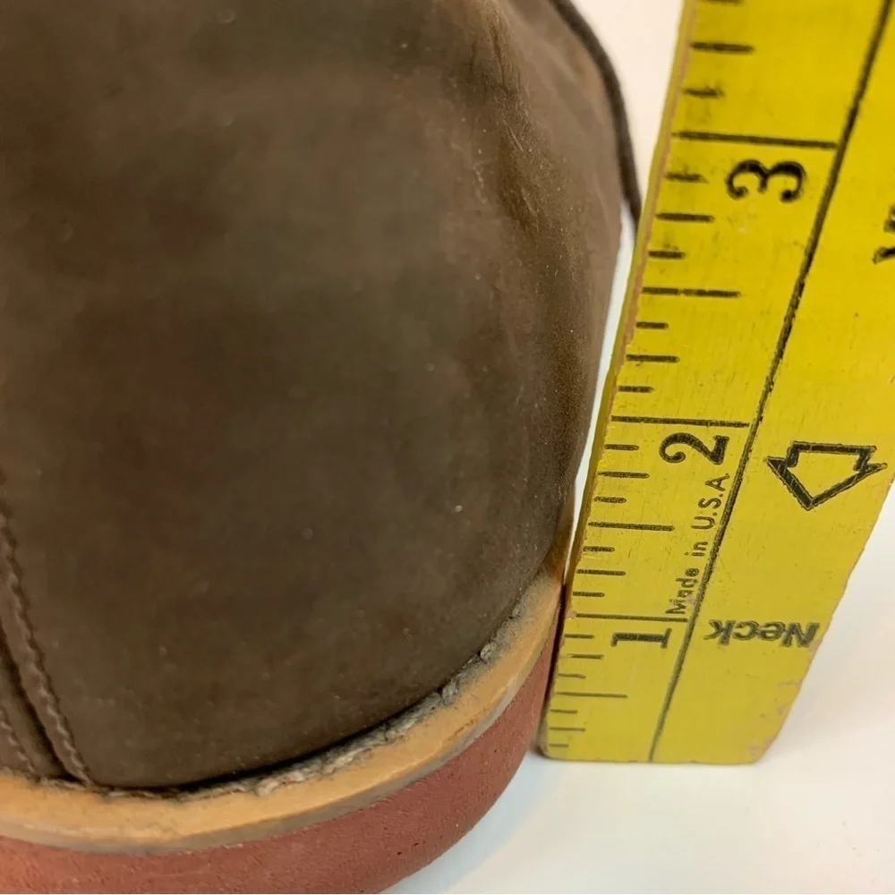 Brooks Brothers Mens Dress Shoes Brown Suede Oxford Lace Up Round Toe- 9.5 D